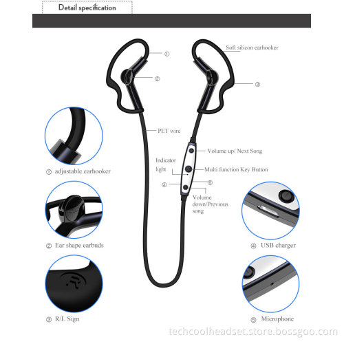 Wireless for music earbuds wireless handsfreebluetooth headphone